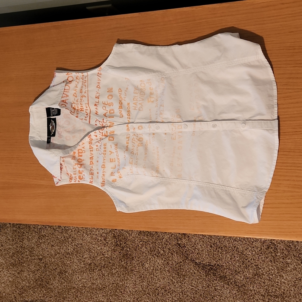 Women's XS Harley Davidson Sleeveless Blouse